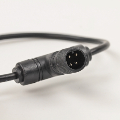 3pins IP65 waterproof T splitter male connector